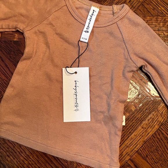 Babysprouts Brown Top and Pants Outfit - Picture 3 of 3